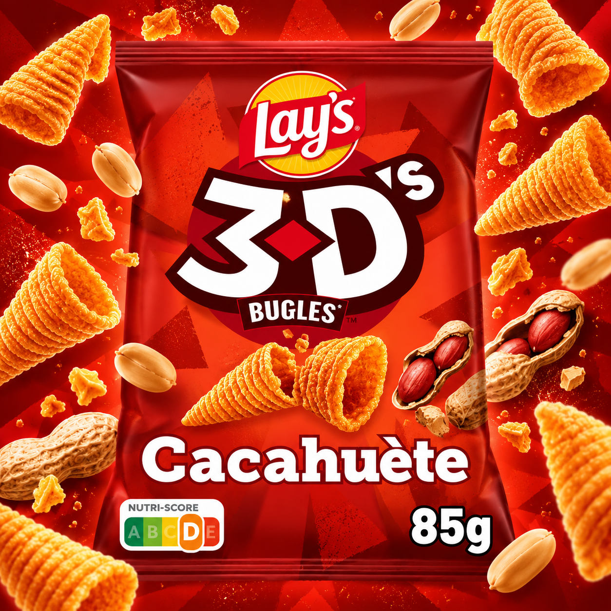 Lay's 3D's Cacahuète